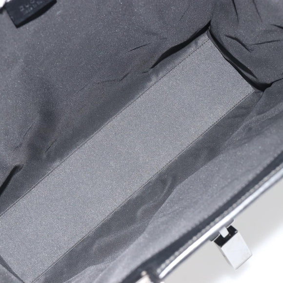 GUCCI GG Canvas Tote Bag Black Silver 002 1064 3444 Auth am12094V