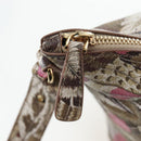 Salvatore Ferragamo Quill Hand Bag Leather 2way Multicolor Gold Auth am12096V-20