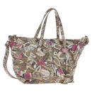 Salvatore Ferragamo Quill Hand Bag Leather 2way Multicolor Gold Auth am12096V-1