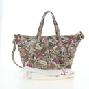 Salvatore Ferragamo Quill Hand Bag Leather 2way Multicolor Gold Auth am12096V-12