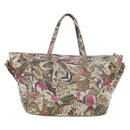 Salvatore Ferragamo Quill Hand Bag Leather 2way Multicolor Gold Auth am12096V-2