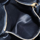 Miu Miu Hand Bag Leather 2way Black Gold Auth am12097SAV-24