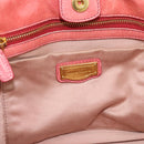 Miu Miu Hand Bag Leather 2way Pink Gold Auth am12098V-16
