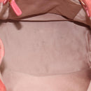 Miu Miu Hand Bag Leather 2way Pink Gold Auth am12098V-17