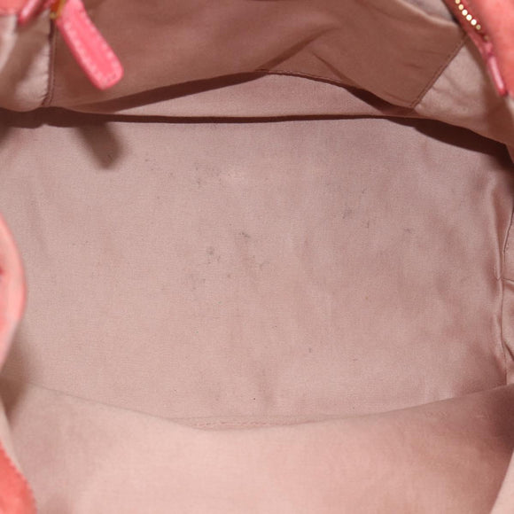 Miu Miu Hand Bag Leather 2way Pink Gold Auth am12098V
