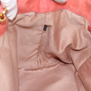 Miu Miu Hand Bag Leather 2way Pink Gold Auth am12098V-19