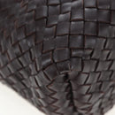 BOTTEGA VENETA INTRECCIATO Cabas PM Bag Leather Brown 141498 Auth am12100SAM-10