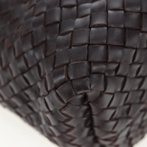 BOTTEGA VENETA INTRECCIATO Cabas PM Bag Leather Brown 141498 Auth am12100SAM