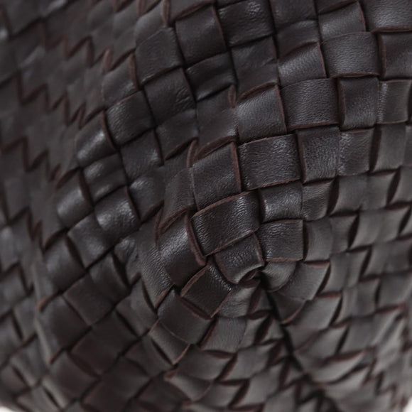 BOTTEGA VENETA INTRECCIATO Cabas PM Bag Leather Brown 141498 Auth am12100SAM