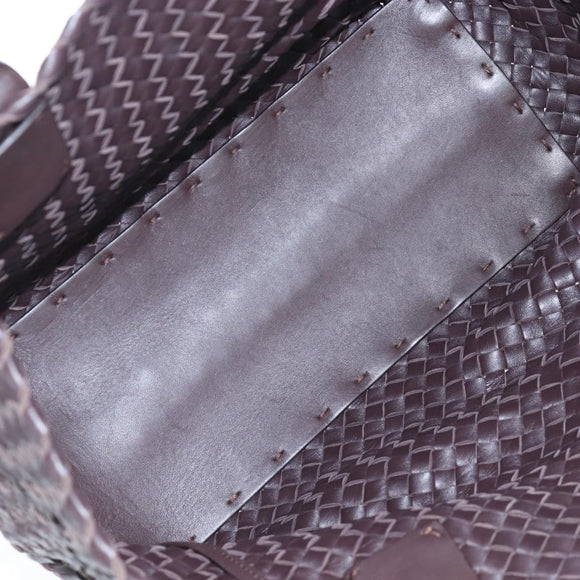 BOTTEGA VENETA INTRECCIATO Cabas PM Bag Leather Brown 141498 Auth am12100SAM