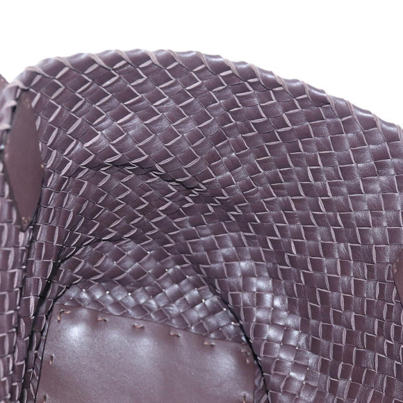 BOTTEGA VENETA INTRECCIATO Cabas PM Bag Leather Brown 141498 Auth am12100SAM