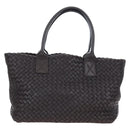 BOTTEGA VENETA INTRECCIATO Cabas PM Bag Leather Brown 141498 Auth am12100SAM-13