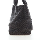 BOTTEGA VENETA INTRECCIATO Cabas PM Bag Leather Brown 141498 Auth am12100SAM-3
