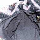 FENDI Chain Mamma Baguette Bag Wool Sequin Enamel Black Pink Auth am12104SM-25
