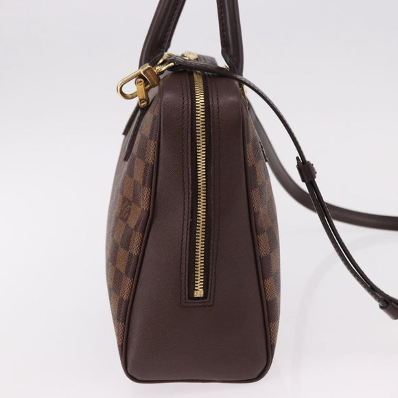 LOUIS VUITTON Damier Ebene Brera Hand Bag N51150 LV Auth am12107V