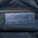 BALENCIAGA The Vero Hand Bag Leather 2way Navy 235216 Auth am12108SAM-23