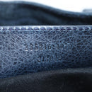 BALENCIAGA The Vero Hand Bag Leather 2way Navy 235216 Auth am12108SAM-11