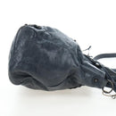 BALENCIAGA The Vero Hand Bag Leather 2way Navy 235216 Auth am12108SAM-4