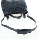 BALENCIAGA The Vero Hand Bag Leather 2way Navy 235216 Auth am12108SAM-8