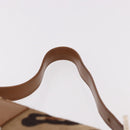 FENDI Leopard Mamma Baguette Bag Harako leather Beige Silver Auth am12111SM-8