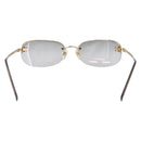 CHANEL Rimless CC Sunglasses metal Gray CC Auth am12112M-3