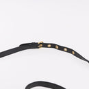 Miu Miu Matelasse Hand Bag Leather 2way Black Gold Auth am12113V-9