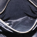 Miu Miu Matelasse Hand Bag Leather 2way Black Gold Auth am12113V-24