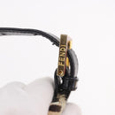 FENDI Zebra Pattern Mamma Baguette Bag Harako leather Beige Gold Auth am12114SAM-18