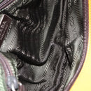 PRADA Hand Bag Leather Yellow Silver Auth am12115V-17