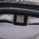 FENDI Mamma Baguette Shoulder Bag Wool White Black Auth am12117SAV-22
