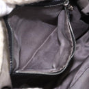 FENDI Mamma Baguette Shoulder Bag Wool White Black Auth am12117SAV-26