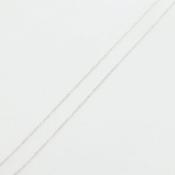 TIFFANY&Co. Double Rubbing Heart Necklace Ag925 Silver Auth am12119M