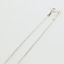 TIFFANY&Co. Double Rubbing Heart Necklace Ag925 Silver Auth am12119M-11