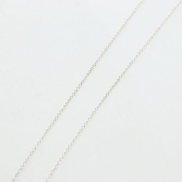 TIFFANY&Co. Double Rubbing Heart Necklace Ag925 Silver Auth am12119M