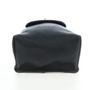 Coach Backpack Leather Black Gold Auth am12121A-13