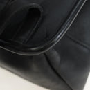 Coach Backpack Leather Black Gold Auth am12121A-18