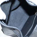 Coach Backpack Leather Black Gold Auth am12121A-22