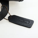 Coach Backpack Leather Black Gold Auth am12121A-9