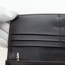 FENDI Zucca Canvas Bifold Wallet Long Wallet Black Brown Auth am12123V-14