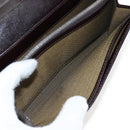 FENDI Zucca Canvas Bifold Wallet Long Wallet Black Brown Auth am12123V-20