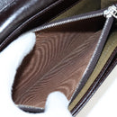 FENDI Zucca Canvas Bifold Wallet Long Wallet Black Brown Auth am12123V-22