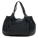 GUCCI Fringe Tote Bag Leather Black Gold 257029 Auth am12125V-2