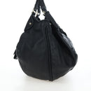 GUCCI Fringe Tote Bag Leather Black Gold 257029 Auth am12125V-3