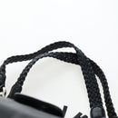 GUCCI Fringe Tote Bag Leather Black Gold 257029 Auth am12125V-14