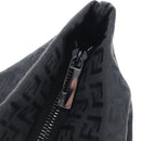 FENDI Zucchino Canvas Tote Bag Black Silver Auth am12126V-15