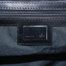 FENDI Zucchino Canvas Tote Bag Black Silver Auth am12126V-16