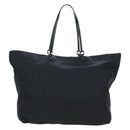 FENDI Zucchino Canvas Tote Bag Black Silver Auth am12126V-3