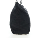 FENDI Zucchino Canvas Tote Bag Black Silver Auth am12126V-4