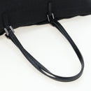 FENDI Zucchino Canvas Tote Bag Black Silver Auth am12126V-7