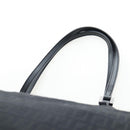FENDI Zucchino Canvas Tote Bag Black Silver Auth am12126V-8